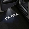 Nissan Nissan Patrol 6th Gen Y62 Premium Puddle Lights Multiple Designs 2010-2025 PATROL Word - 1 Set - 2 Doors