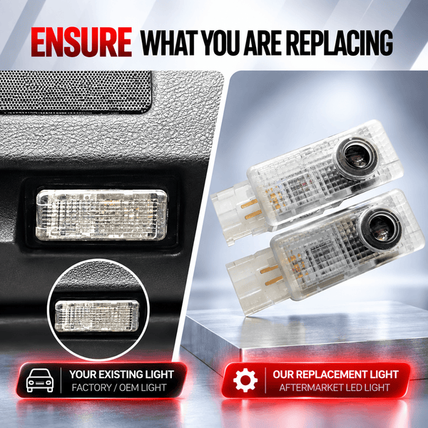 PORSCHE Porsche Cayenne 957 1st Gen Facelift Premium Door Puddle Lights Various Designs 2008-2010