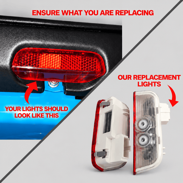 PORSCHE Porsche Cayman 981/982 3rd/4th Gen Dynamic Dual Lens Premium Door Puddle Lights Various Designs 2012-2026