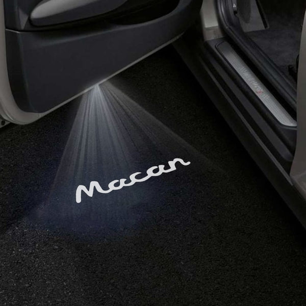 PORSCHE Porsche Macan Premium Door Puddle Lights Various Designs 2014-2026 Porsche Macan - 1 Pair - 2 Doors