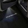 PORSCHE Porsche Panamera 2nd Gen 971 Premium Door Puddle Lights Various Designs 2017-2025 Porsche Word - 1 Pair - 2 Doors