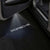 PORSCHE Porsche Panamera 2nd Gen 971 Premium Door Puddle Lights Various Designs 2017-2025 Porsche Word - 1 Pair - 2 Doors