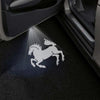 PORSCHE Porsche Taycan 9J1 Premium Puddle Lights Multiple Designs 2019-2025 Horse 1 Set - 2 Doors