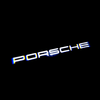 PORSCHE Porsche Universal Door Stick On Puddle Lights Multiple Designs