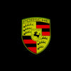 PORSCHE Porsche Universal Door Stick On Puddle Lights Multiple Designs