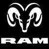 RAM RAM 1500 3rd/4th/5th Gen Premium Door Puddle Lights Multiple Designs 2002-2026 RAM Logo - 1 Pair 2 Doors