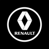Renault Renault Alaskan 3rd Gen D23 Premium Puddle Lights Multiple Designs 2016-2025 Renault Logo + Circle 1