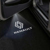 New Renault Logo With Word - 1 Pair - 2 Doors
