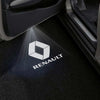 Renault Renault Samsung QM5 Premium Door Puddle Lights Various Designs 2007–2016 Renault Logo With Word - 1 Pair 2 Doors