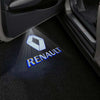 Renault Renault Samsung SM5 MK2 Premium Puddle Lights Multiple Designs 2005–2010 Renault Logo With Word - 1 Set - 2 Doors