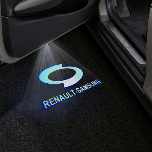 Renault Renault SM6 Premium Puddle Lights Multiple Designs 2022-2025 Renault Samsung Logo 1 - 1 Set - 2 Doors
