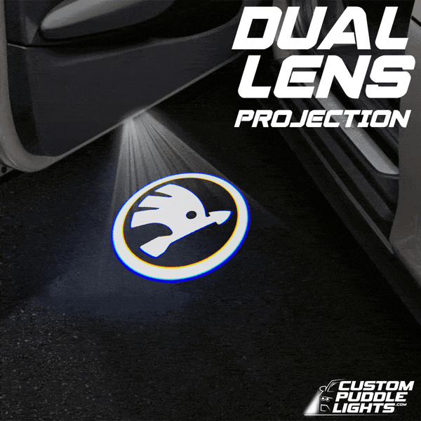 Skoda Skoda Fabia 2nd Gen 5J Dynamic Dual Lens Premium Puddle Lights Multiple Designs 2007-2009