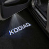 Skoda Skoda Kodiaq Premium Puddle Lights Multiple Designs 2017-2025 Kodiaq Word - 1 Set - 2 Doors / Skoda Kodiaq 1st Gen - 2017-2024
