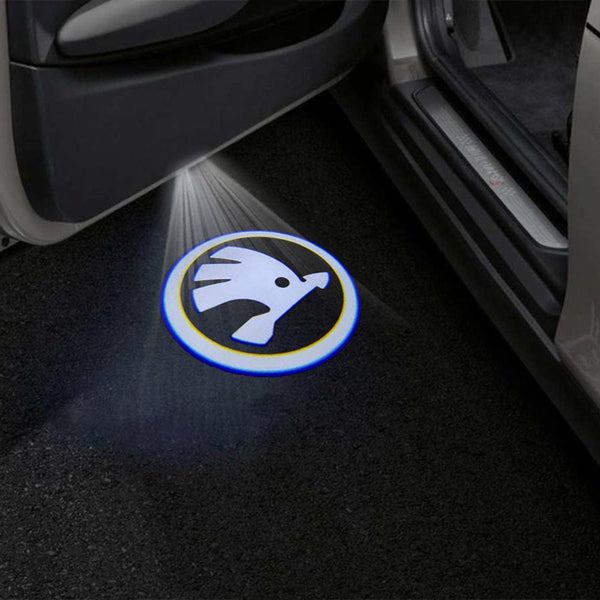Skoda Logo - 1 Pair 2 Doors