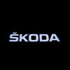 Skoda Skoda Universal Door Stick On Puddle Lights Multiple Designs