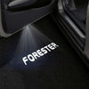 Subaru Subaru Forester 4th/5th/6th Gen Premium Puddle Lights Multiple Designs 2012–2025 FORESTER Word - 1 Set - 2 Doors / Subaru Forester 4th Gen SJ - 2012-2018