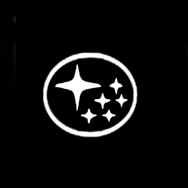 Subaru Subaru Universal Door Stick On Puddle Lights Multiple Designs