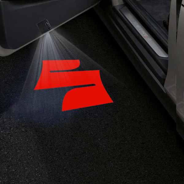 Suzuki Suzuki Universal Door Stick On Puddle Lights Multiple Designs Suzuki Logo 1 - 1 Pair 2 Doors
