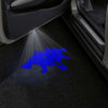 TESLA Premium LED Door Projector Puddle Lights TESLA Cybertruck 2024-2025 Cyberbeast Cerberus Logo Blue - 1 Set - 2 Doors