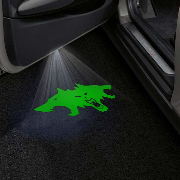 Cyberbeast Cerberus Logo Green - 1 Pair 2 Doors