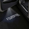 TESLA Premium LED Door Projector Puddle Lights TESLA Cybertruck 2024-2025 Foundation Series Word - 1 Set - 2 Doors