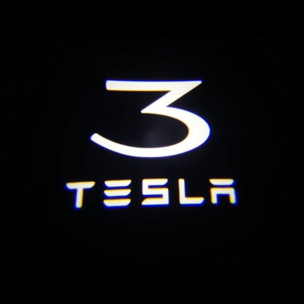 TESLA Tesla Model 3 Dynamic Dual Lens Premium Puddle Lights Multiple Designs 2017-2025