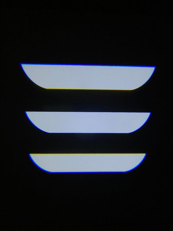 TESLA Tesla Model 3 Dynamic Dual Lens Premium Puddle Lights Multiple Designs 2017-2025