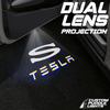 TESLA Tesla Model S Dynamic Dual Lens Premium Puddle Lights Multiple Designs 2014-2020