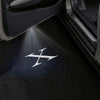 TESLA Tesla Model X Premium Door Puddle Lights Various Designs 2022-2026 Tesla Model XWhite - 1 Pair 2 Doors