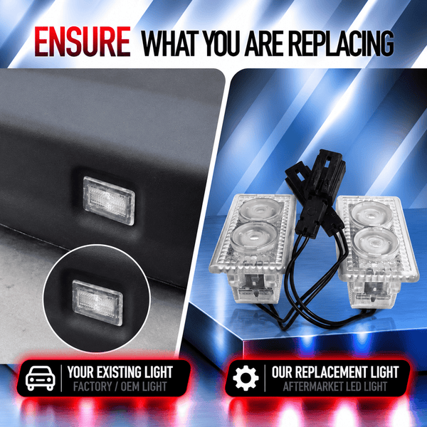 TESLA Tesla Model Y Juniper Dynamic Dual Lens Premium Door Puddle Lights Various Designs 2025-2026