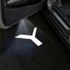 TESLA Tesla Model Y Juniper Premium Door Puddle Lights Multiple Designs 2025–2026 Y Word - 1 Set - 2 Doors