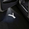 TESLA Tesla Model Y Premium Door Puddle Lights Various Designs 2020–2024 Tesla Model Y Logo - 1 Pair 2 Doors