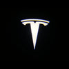 TESLA Tesla Model Y Premium Puddle Lights Multiple Designs 2020–2025 Tesla Logo + White