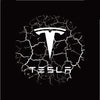 TESLA Tesla Model Y Premium Puddle Lights Multiple Designs 2020–2025 Tesla Logo with Wording + Lightening