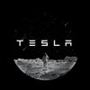 TESLA Tesla Model Y Premium Puddle Lights Multiple Designs 2020–2025 Tesla wording on Moon