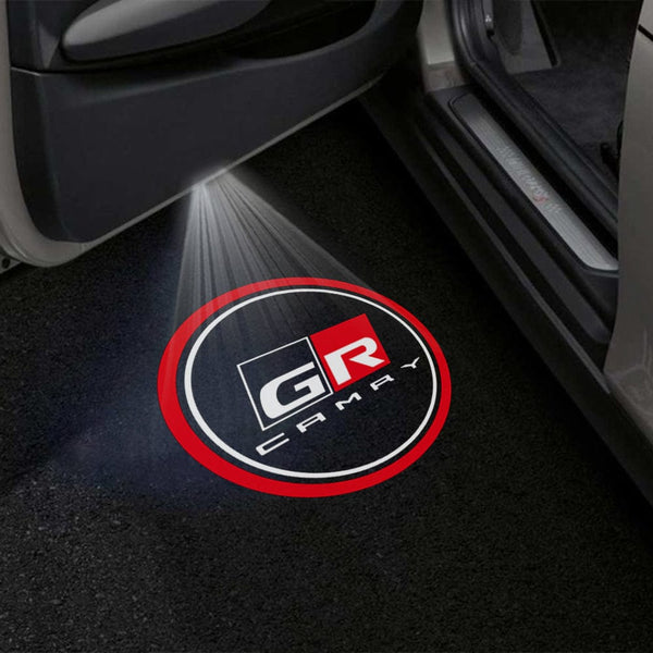 GR CAMRY Word Circle Red 1 Pair - 2 Doors