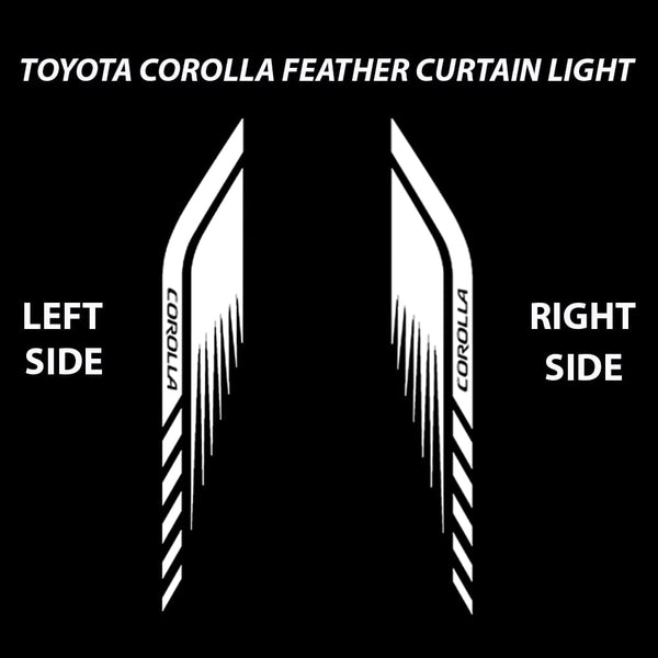 Toyota Toyota Corolla 10th/11th/12th Gen Premium Door Puddle Lights Various Designs 2006-2026