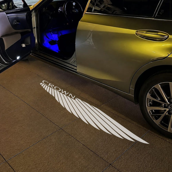 Toyota Crown Curtain Logo - 1 Pair - 2 Doors