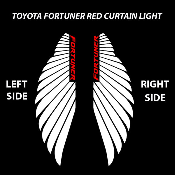 Toyota Toyota Fortuner 2nd Gen Premium Door Puddle Lights Various Designs 2015-2017