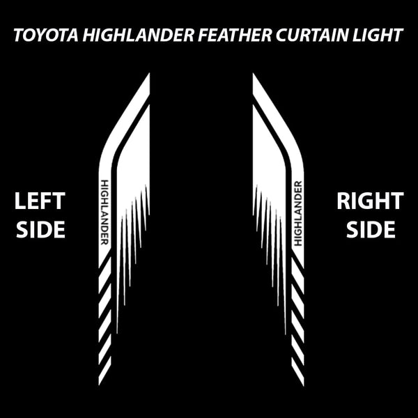 Toyota Toyota Grand Highlander Premium Door Puddle Lights Various Designs 2024-2026