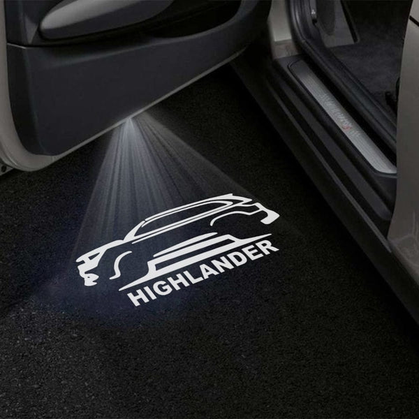 Toyota Toyota Grand Highlander Premium Puddle Lights Multiple Designs 2024-2025 HIGHLANDER Wordingwith Car - 1 Set - 2 Doors