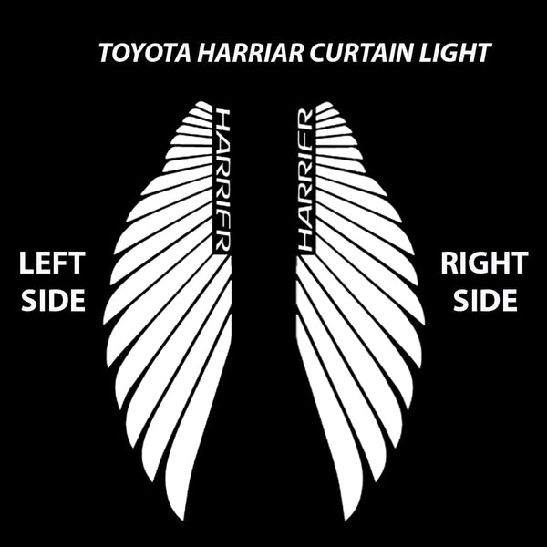 Toyota Toyota Harrier 3rd/4th Gen Premium Door Puddle Lights Various Designs 2014-2026