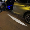 Toyota Toyota Harrier 3rd/4th Gen Premium Door Puddle Lights Various Designs 2014-2026 Toyota Harriar Curtain Logo - 1 Pair - 2 Doors