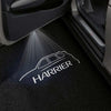 Toyota Toyota Harrier 3rd/4th Gen Premium Puddle Lights Multiple Designs 2014-2025 Toyota Harrier Logo 1 - 1 Set - 2 Doors / Toyota Harrier 3rd Gen XU60 - 2014-2020