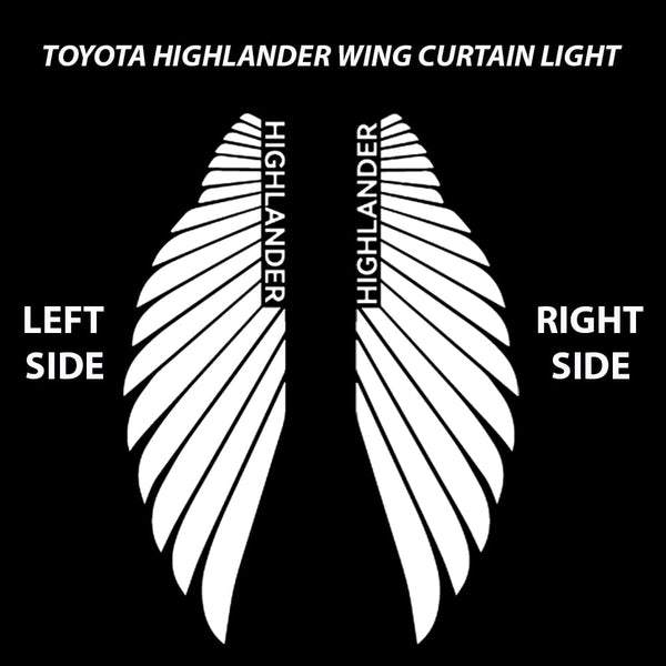 Toyota Toyota Highlander Premium Door Puddle Lights Various Designs 2008-2026