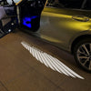 Toyota Toyota Highlander Premium Door Puddle Lights Various Designs 2008-2026 Toyota Highlander Wing Curtain Logo - 1 Pair - 2 Doors