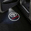 Toyota Toyota IST 2nd Gen Urban Cruiser Door Stick On Puddle Lights Multiple Designs 2007-2017 Toyota Logo 6 - 1 Set - 2 Doors
