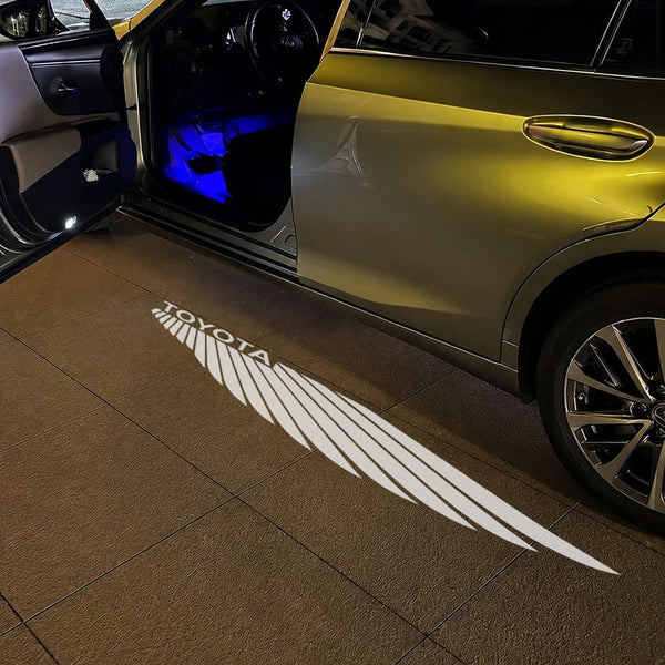 Toyota Toyota Kluger Premium Door Puddle Lights Various Designs 2008-2026 Toyota Wing Curtain Logo 1 - 1 Pair - 2 Doors