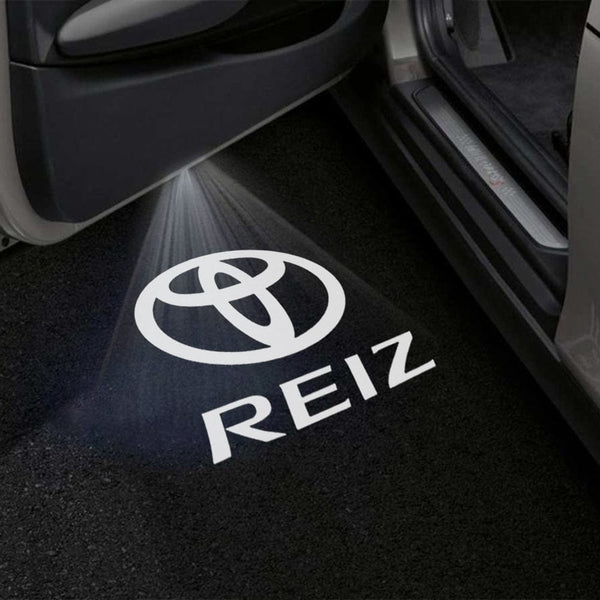 Toyota Toyota Reiz Premium Puddle Lights Multiple Designs 2010-2019 Toyota Reiz Logo 2 - 1 Set - 2 Doors