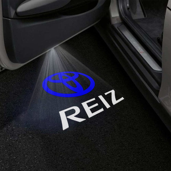 Toyota Toyota Reiz Premium Puddle Lights Multiple Designs 2010-2019 Toyota Reiz Logo 3 - 1 Set - 2 Doors
